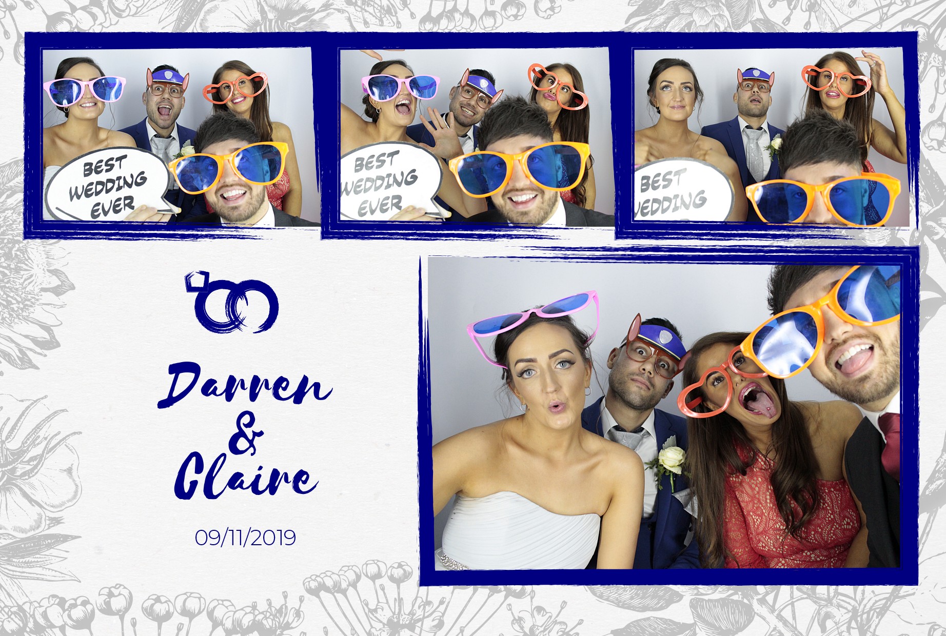 Darren and Claire’s Wedding  | View more photos from the event at gallery.myphotoboothexperience.co.uk/u/MyPhotoBoothExperienceLtd/Darren-and-Claire’s-Wedding